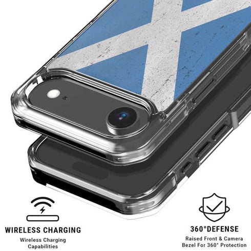 Scotland Flag Distressed iPhone 17 Air MagSafe Case